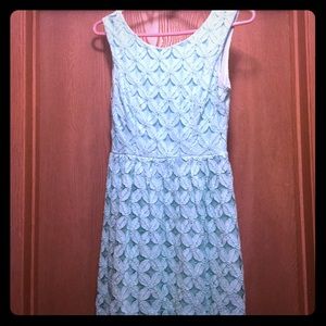 Mint green shirt dress